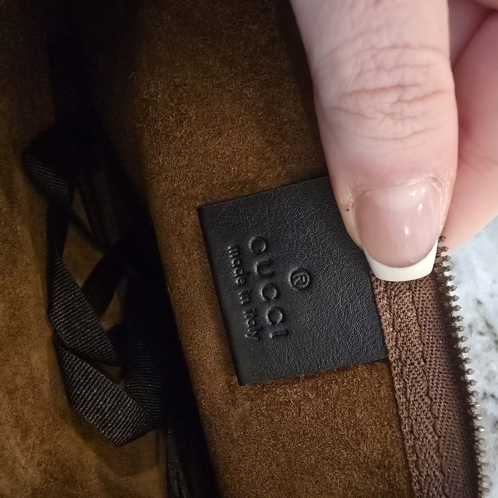 Gucci Black and Brown Tote Bag - Picture 10 of 15